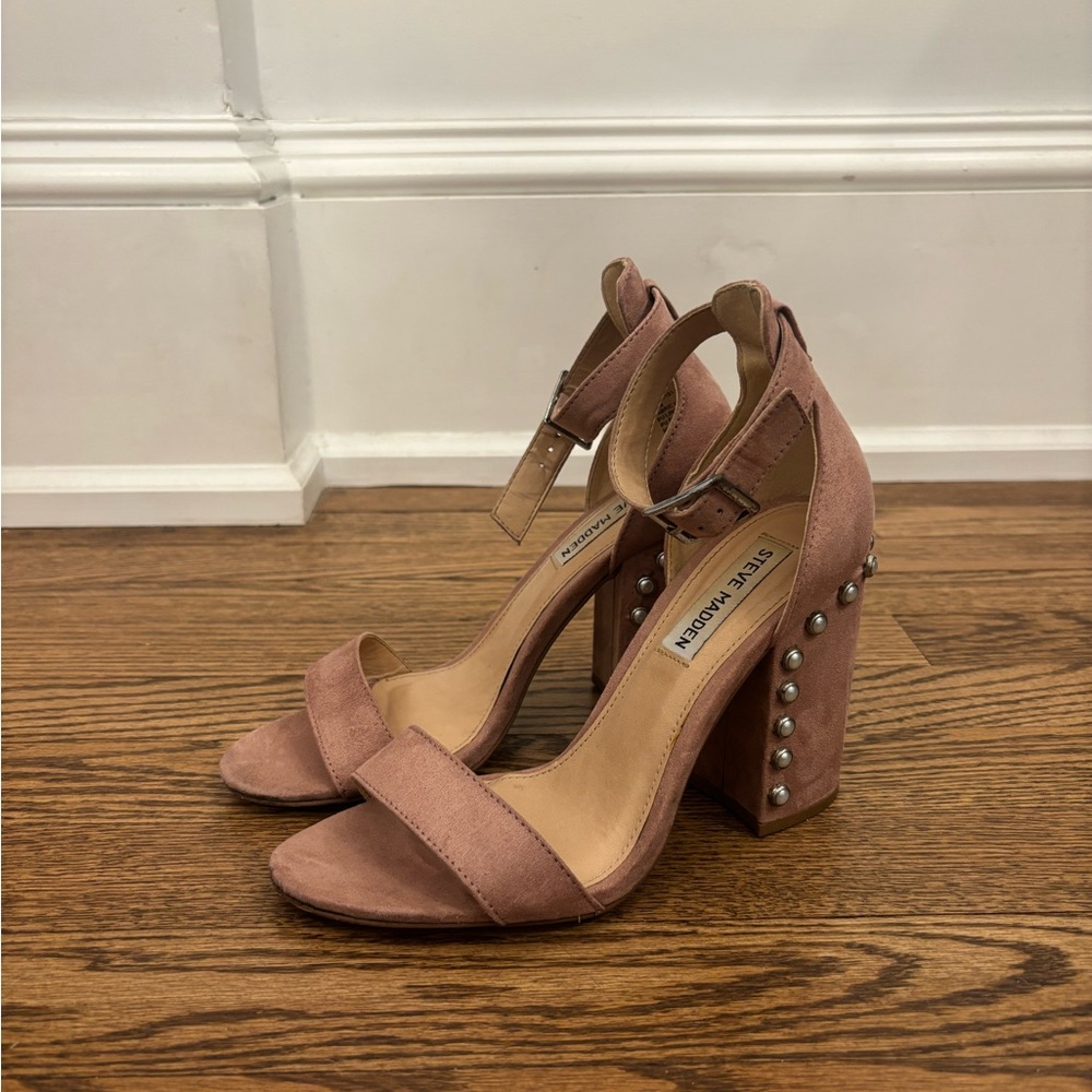 Steve Madden Baby Pink Heeled Sandals